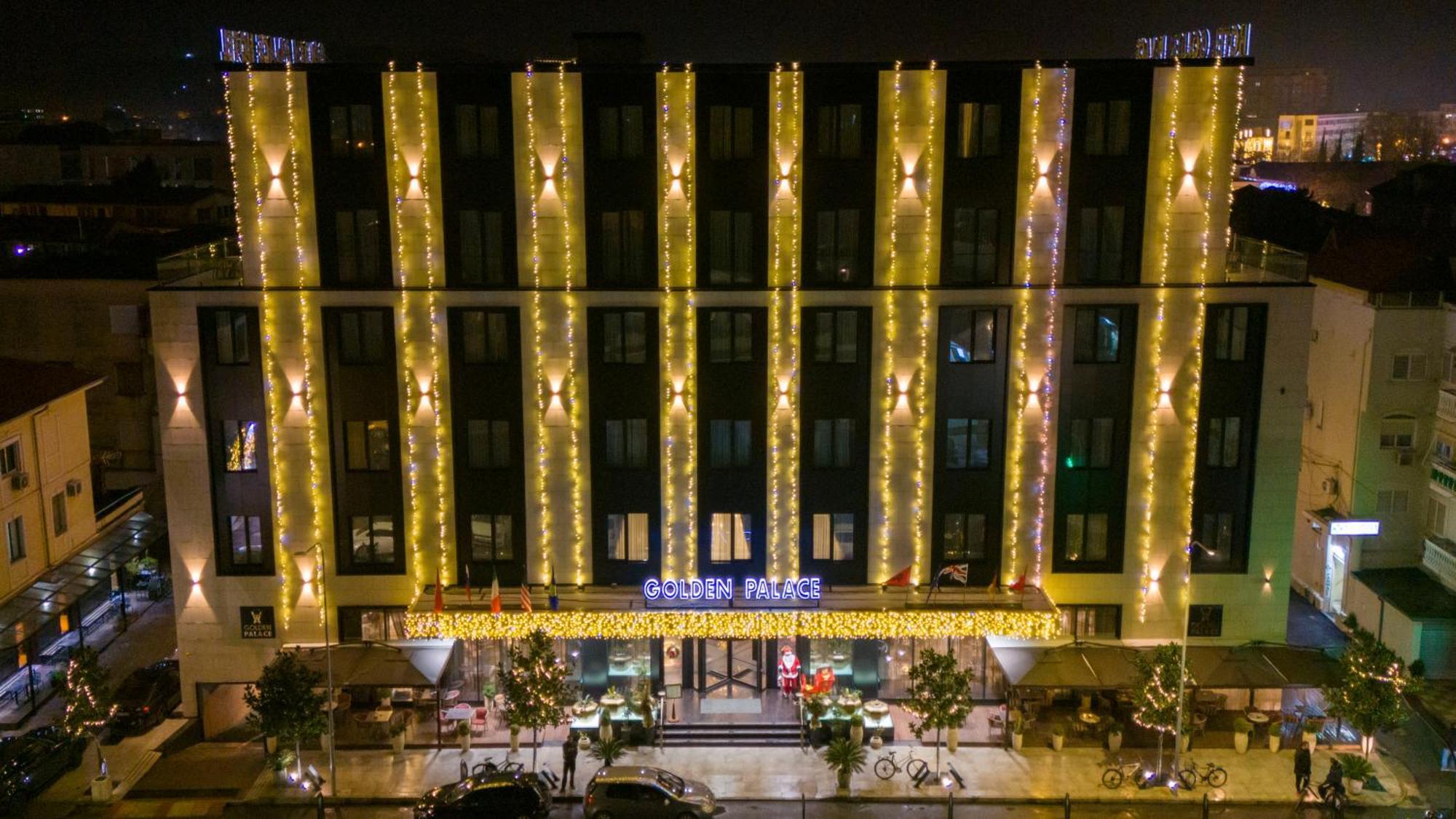 Hotel Golden Palace Shkoder Bagian luar foto